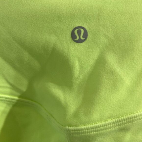 Lululemon Wunder Under 25” Hi-Lighter Yellow Size 2 EUC - Picture 3 of 4